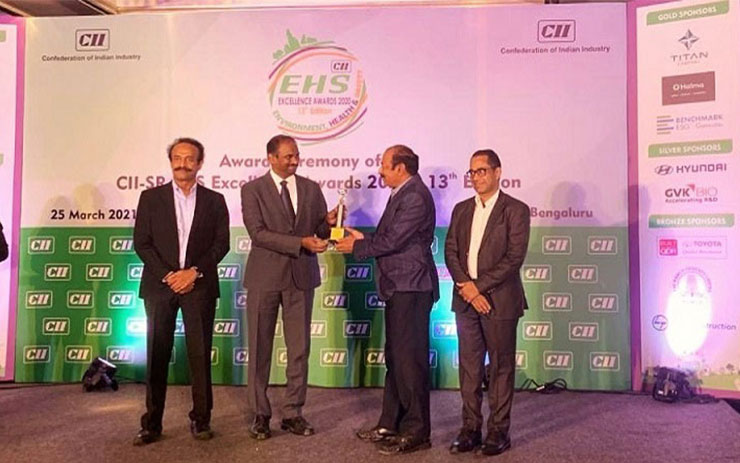 Five Star Rating Award and First Place in Cement Sector in EHS