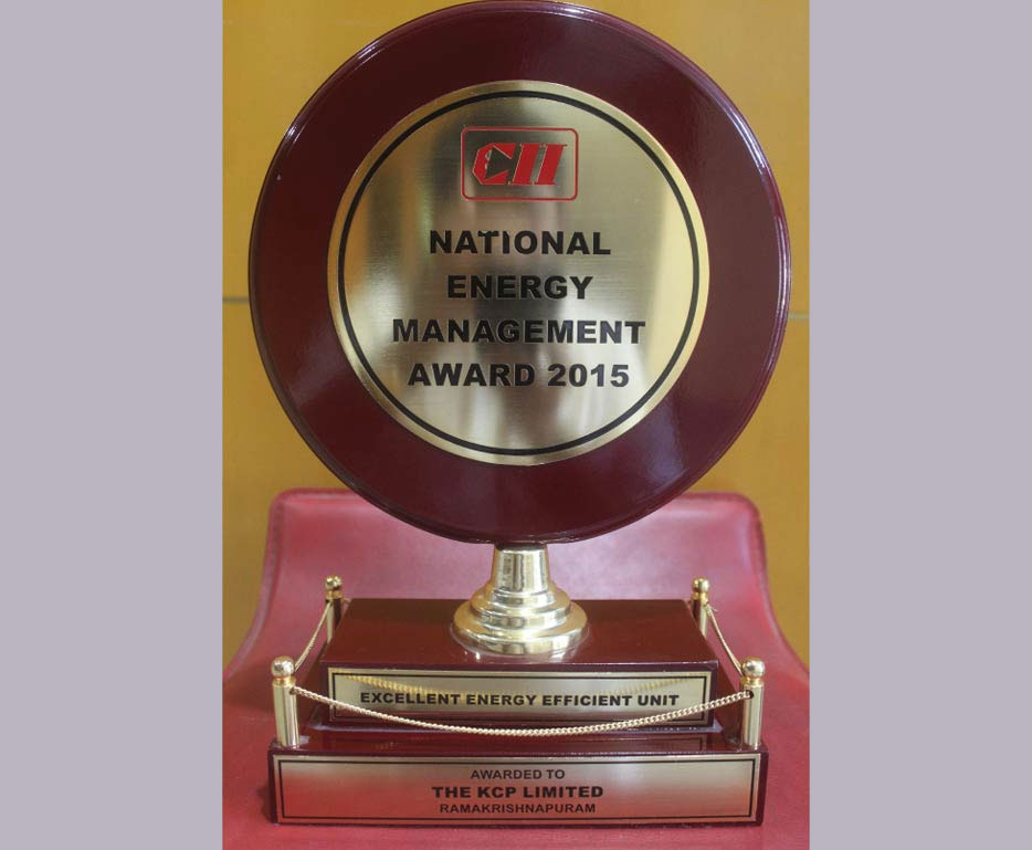 CII National Award for Excellence in Energy Management 